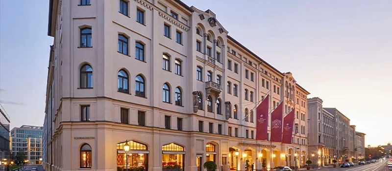 Historic European Kempinski hotel exterior representing the brand s luxury hospitality heritage